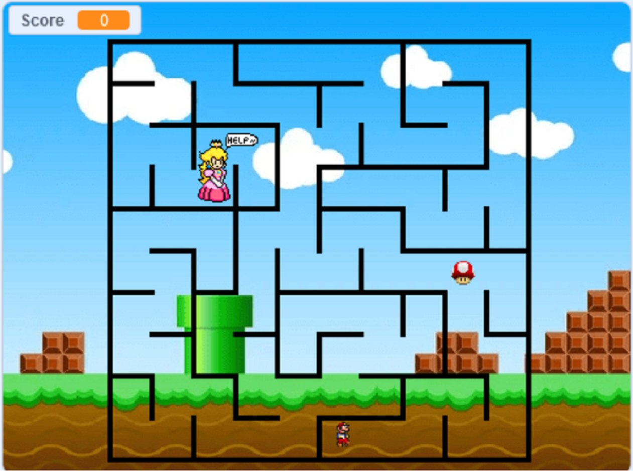 Scratch Labyrinthe Mario Cours De Techno